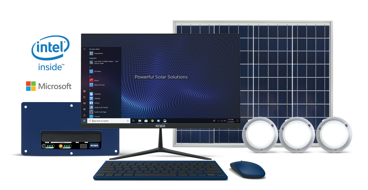 NIWA-Windows-Intel-Computer-Energy-50W-Solar-System